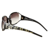 フェンディ ズッカ サングラス FS427AF ブラック プラスチック レディース FENDI 【中古】